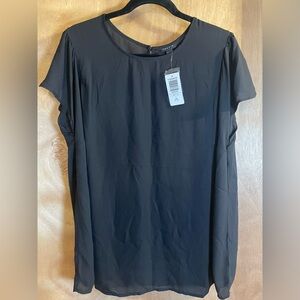 NWT Torrid Georgette Dolman Flutter Short Sleeve Top 1X